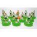 Subbuteo Andrew Table Soccer Northern Ireland 1982 World Cup Team on classic Hasbro bases